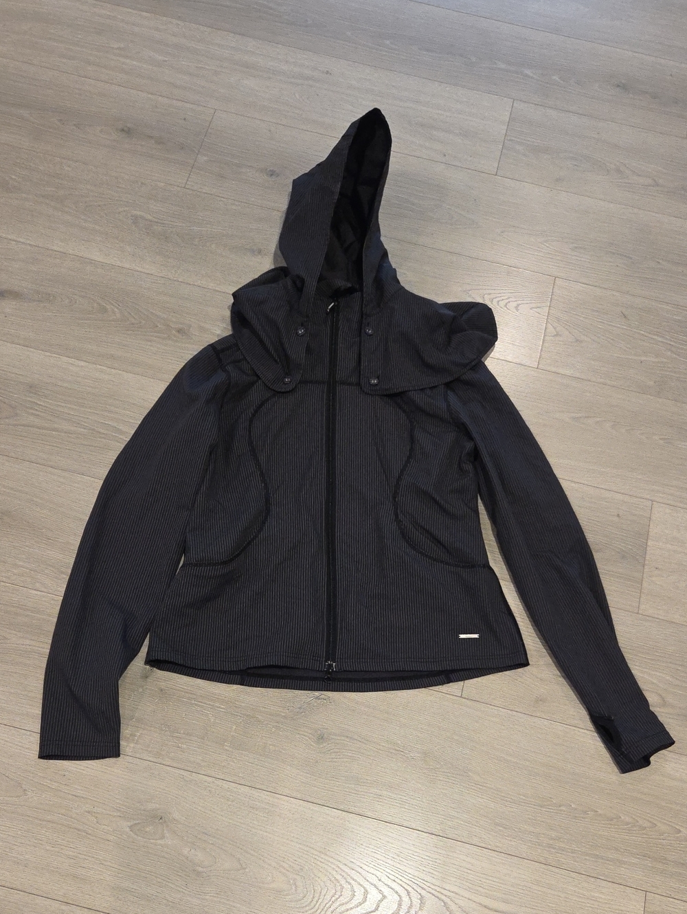Lululemon Hooded Jacket Pine Stripe Size 12